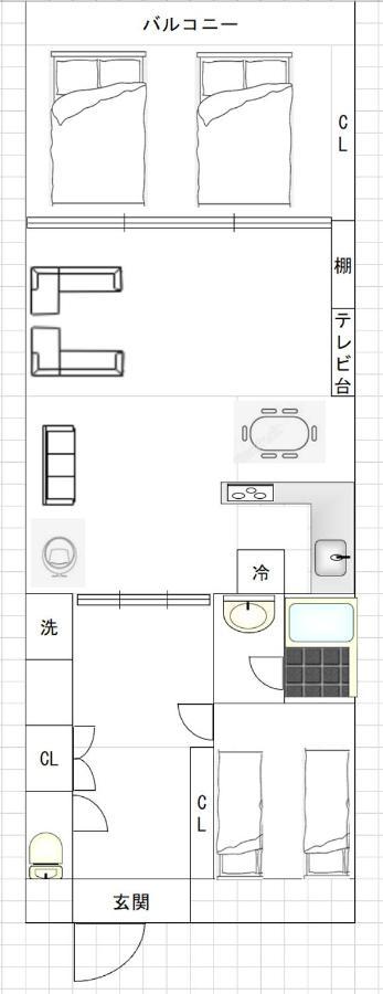 Higobashi Afp Apartment Osaka Exterior photo